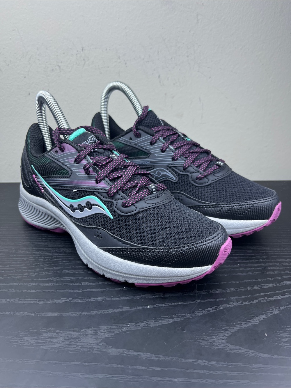 Saucony Cohesion TR15 Women's Sz 5 Black Trail Running Shoes New with Box